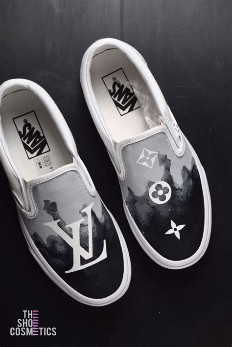 louis vuitton vans black|Vans Louis Vuitton shoes.